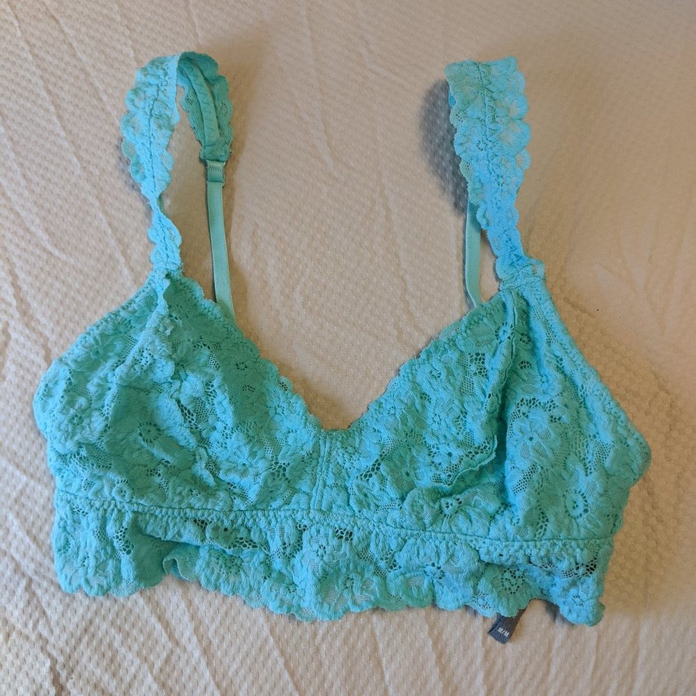 Aerie aquamarine adjustable bralette